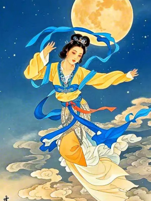 Chang'e（Mythological goddess of the moon in Chinese mythology.）_Baiduwiki