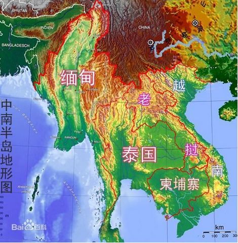 インドシナ半島_百度百科