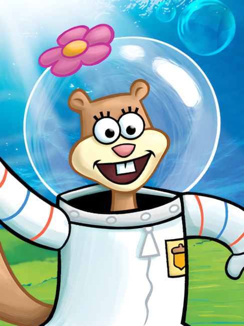 Sandy Cheeks（A character in the animated series *SpongeBob SquarePants ...