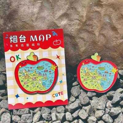 Apple Map Refrigerator Magnet_Baiduwiki