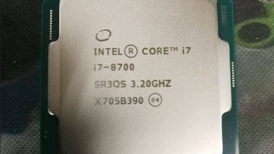 Intel core i7-8700（インテルが発表したコンピュータープロセッサー