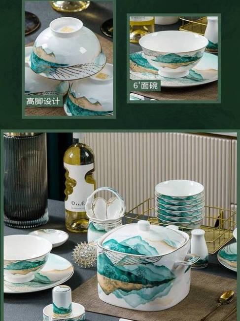 Overglaze Ceramic Tableware_Baiduwiki