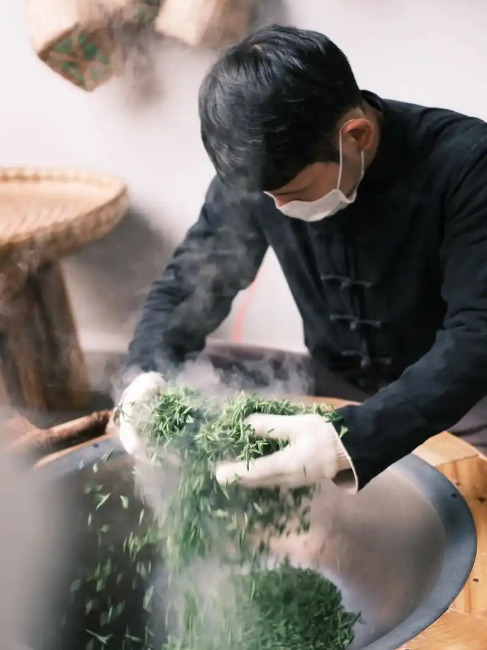 Green Tea Processing Technique (Traditional Mengshan Tea Processing ...