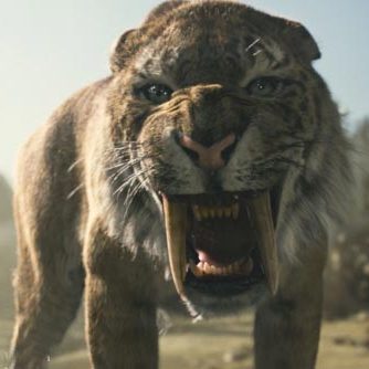 サーベルタイガー（先史時代の大型ネコ科動物）_百度百科