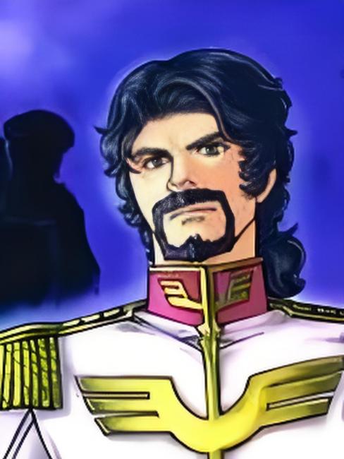 Shin Matsunaga（A character in the anime *Mobile Suit Gundam* and