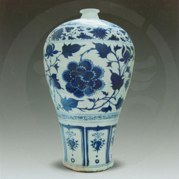 元代の青花磁器_百度百科
