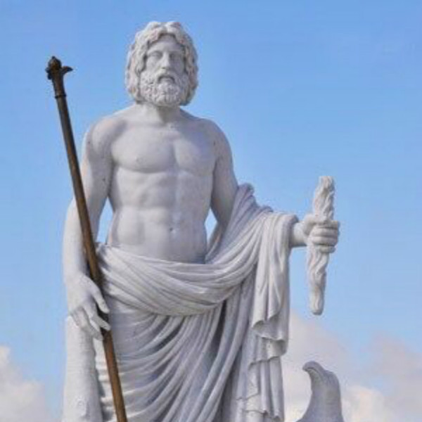 ギリシャゼウス ローマ神話のユピテル神またはギリシャ神話のゼウス神