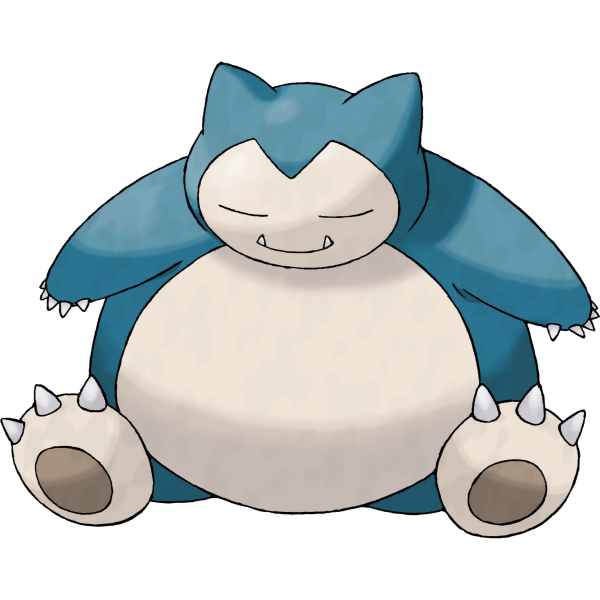 Snorlax（a Pokémon in the series of games 'Pokémon' and its