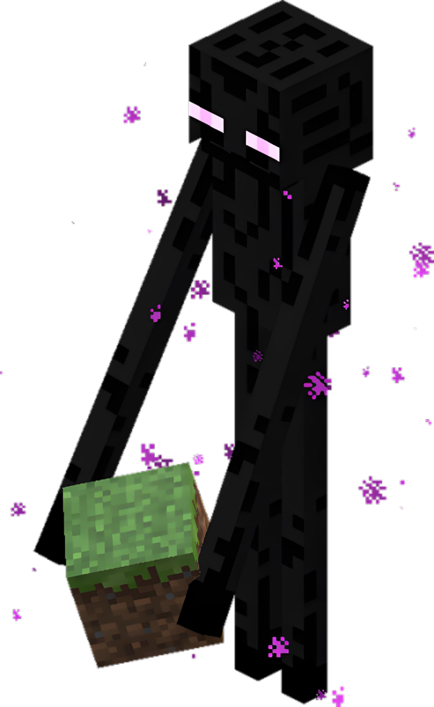 Enderman（A creature in the video game *Minecraft*.）_Baiduwiki