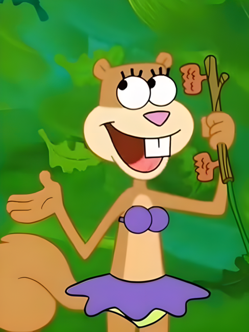 Sandy Cheeks（A character in the animated series *SpongeBob SquarePants ...