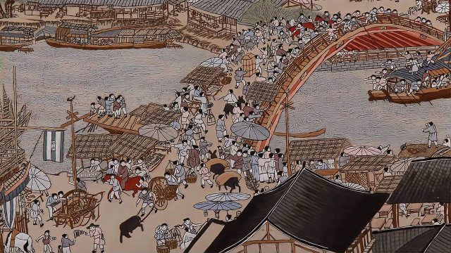 清明上河図（クロスステッチ工芸画「清明上河図」）_百度百科