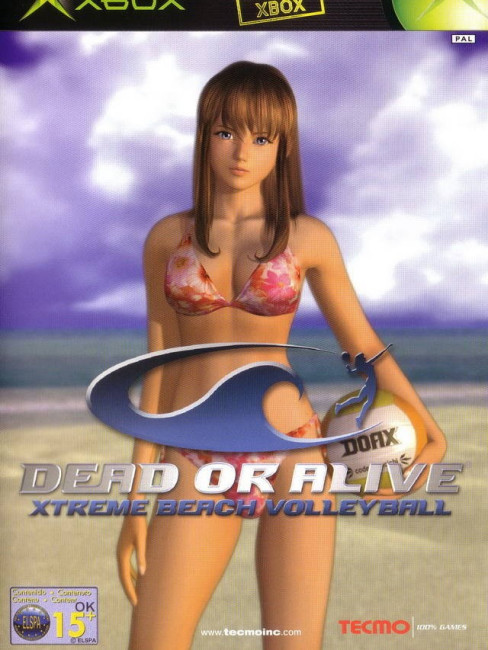 デッド・オア・アライブ　エクストリーム・ビーチ・バレーボール B2ポスターC Dead Or Alive Xtreme Beach Volleyball BOX ART XBOX POSTER MADE IN