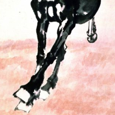 奔馬図（徐悲鴻が制作した、現在は徐悲鴻記念館に所蔵されている紙本