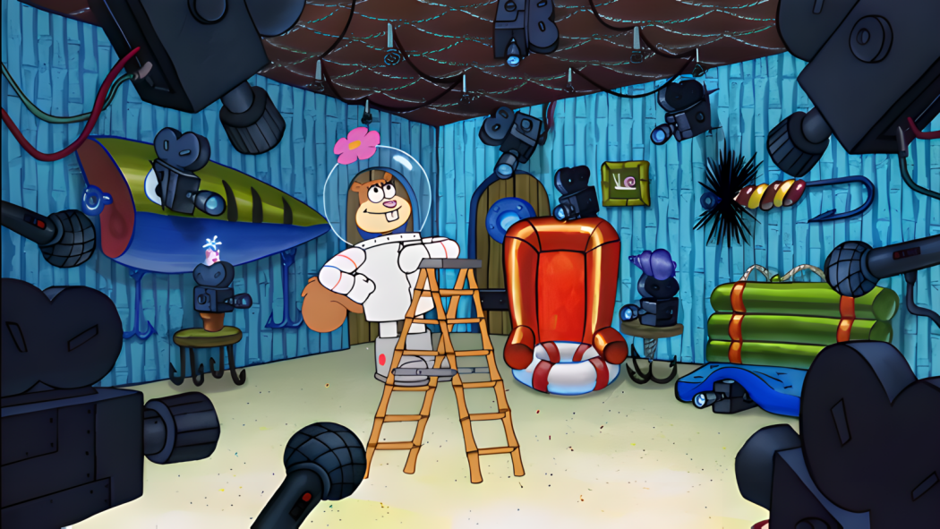 Sandy Cheeks（A character in the animated series *SpongeBob SquarePants ...